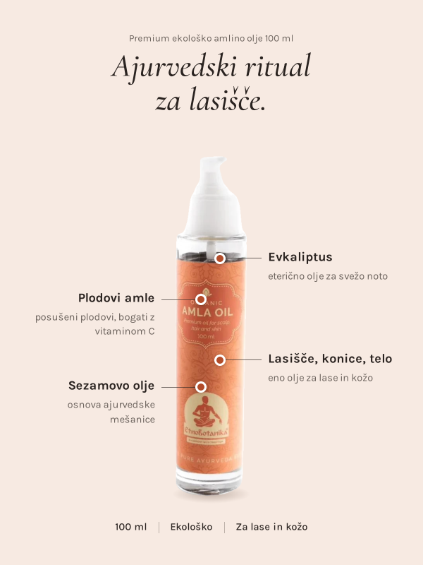 amlino olje za lasišče in njene prednosti