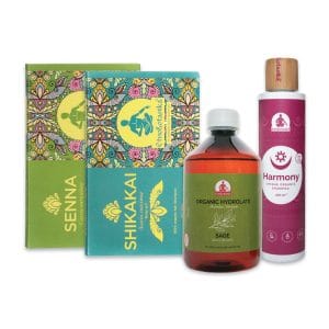 komplet za nego mastnega lasisca