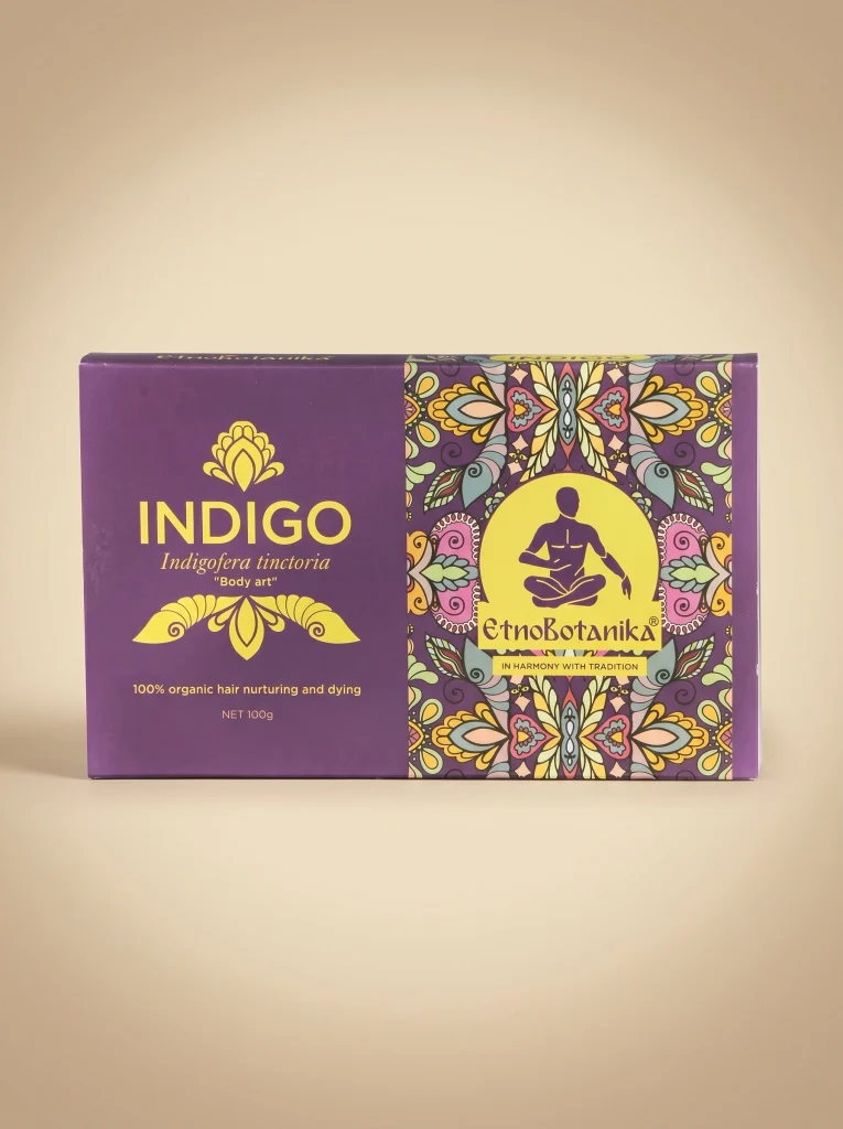 izdelek indigo za naravno barvanje las